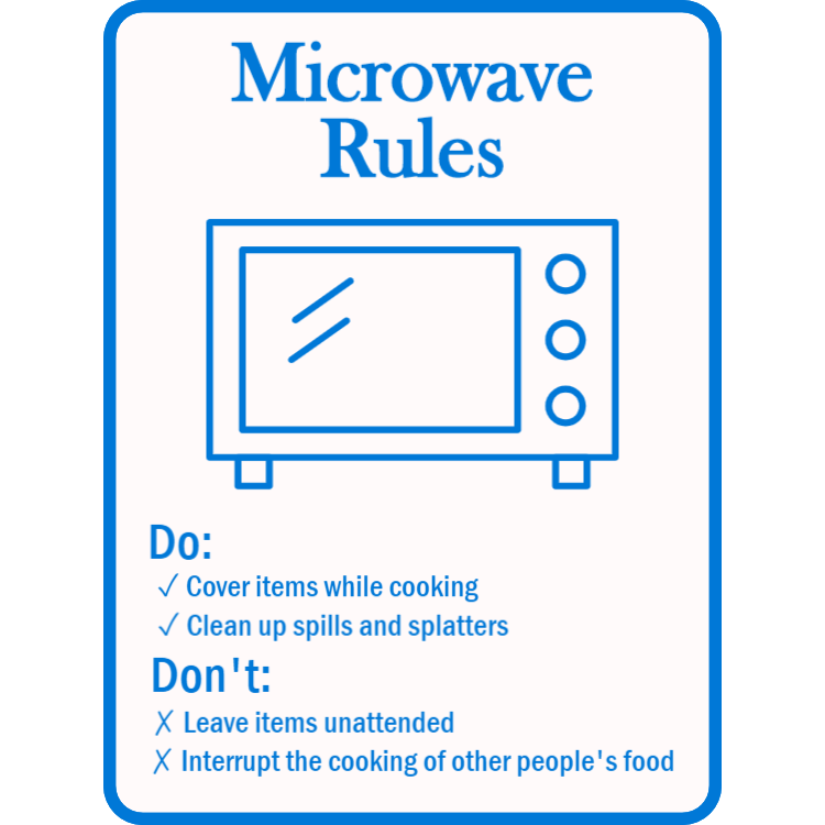 Microwave Clean Out Sign Printable Office Microwave Cleanout Rules  Printable Office Microwave Etiquette Clean Sign Office Microwave Rules
