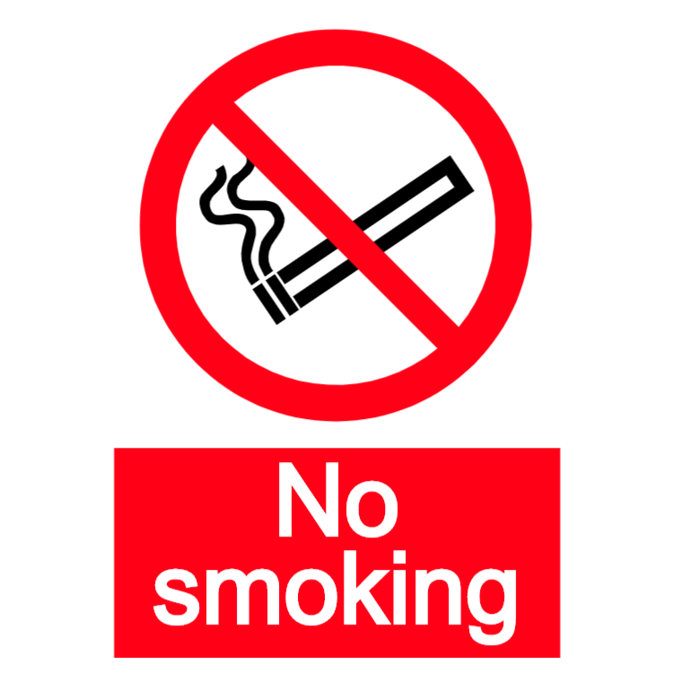 No smoking - portrait sticker | Choose, Customize and Order Signs Online!